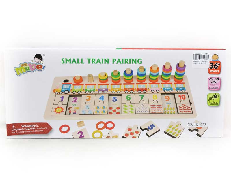 Wooden Train Matching Board toys