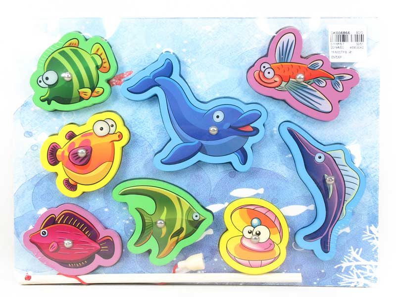 Wooden Fishing Game(4S) toys