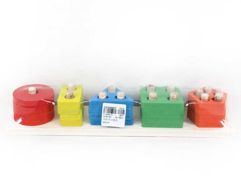 Wooden Shaped Sleeve toys