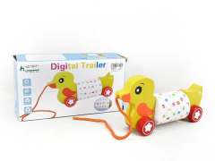 Wooden Duckling Early Learning Trailer