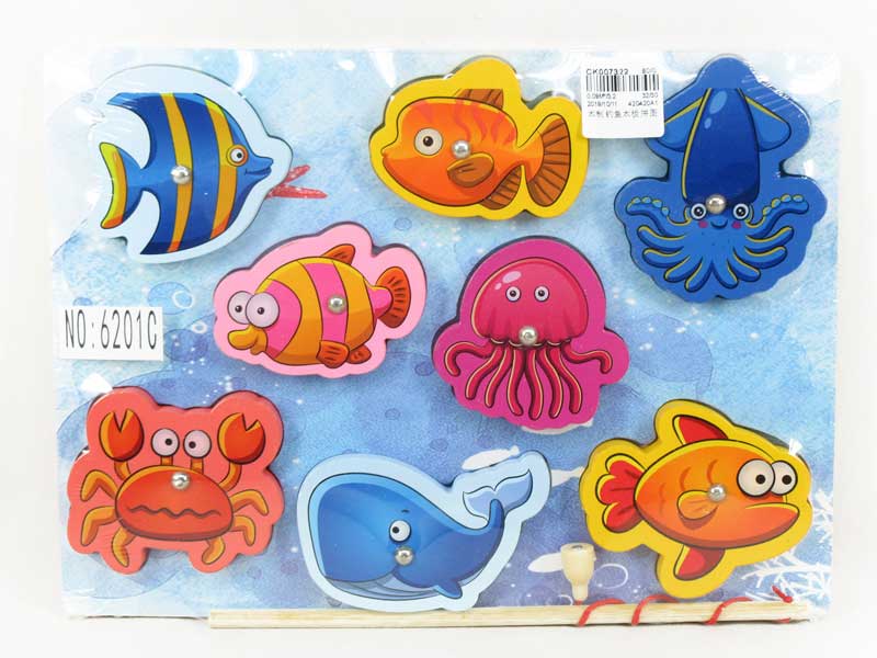 Wooden Fishing Board Jigsaw Puzzle toys