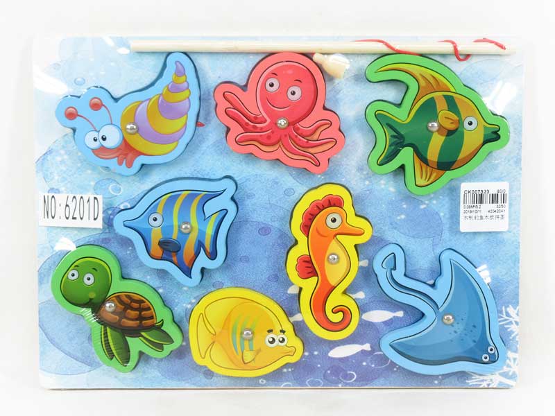 Wooden Fishing Board Jigsaw Puzzle toys
