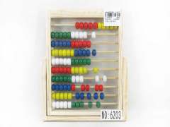 Wooden Counting Bead Rack
