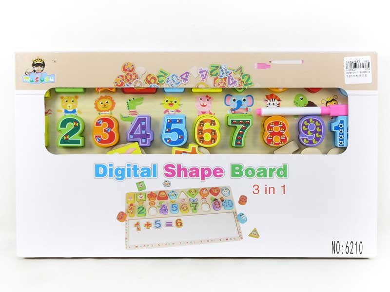 3in1 Wooden Learning Box toys