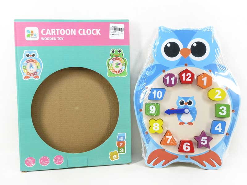 Wooden Clock(2S) toys