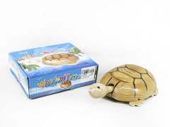 Wooden Crawling Turtle