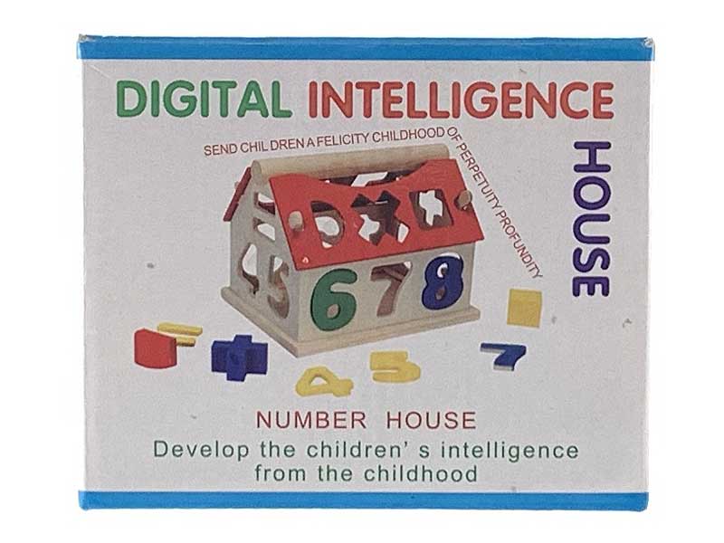 Wooden Number House toys