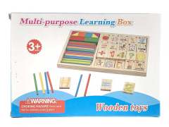 Wooden Building Stick Learning Box