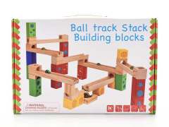 Wooden Ball Track Blocks