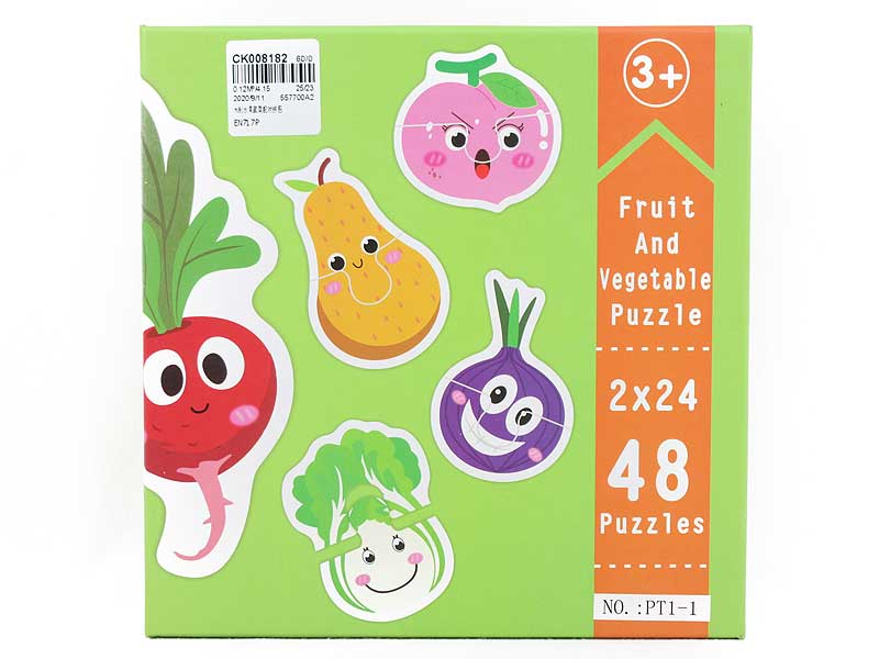 Wooden Fruit & Vegetable Puzzle toys