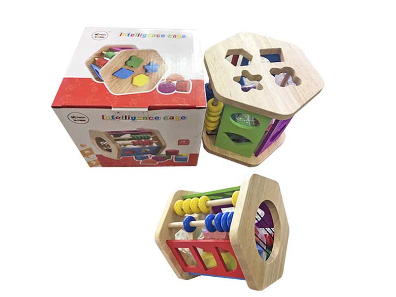 Wooden Hexagonal Intelligence Box toys