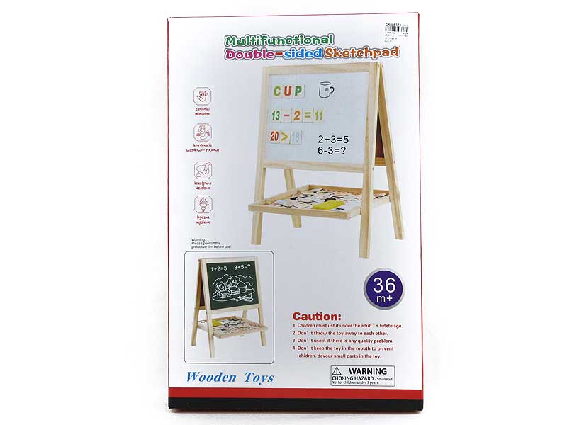 Wooden Magnetic Double Sided Writing Board toys