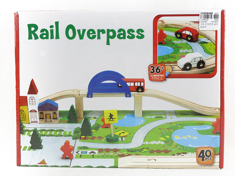 Wooden Rail Car toys