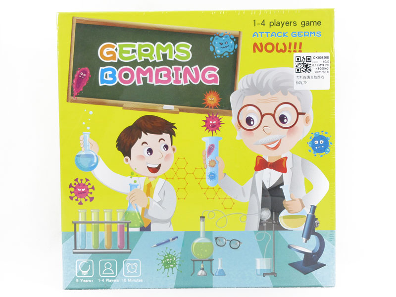 Wooden Bacteria Competitive Game toys