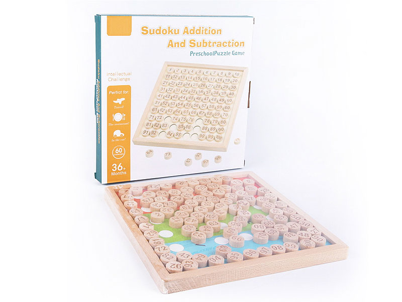 Wooden 1-100 Sudoku toys