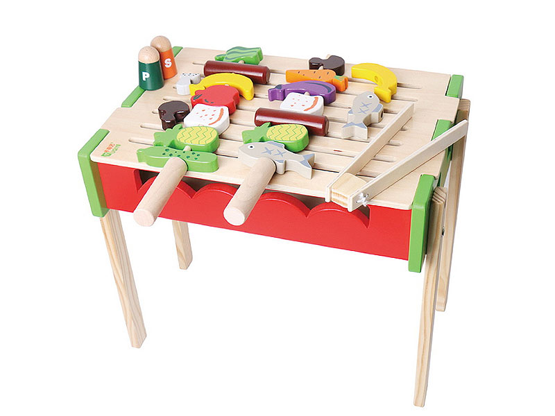 Wooden BBQ toys