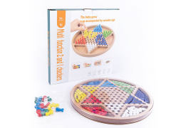 Wooden Two In One Checkers toys