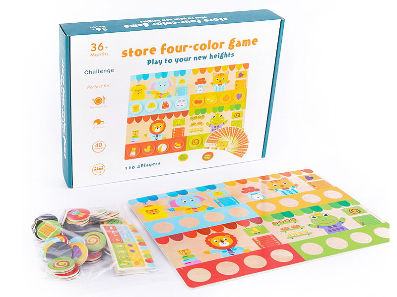Wooden Magnetic Shop Game toys