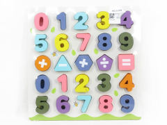 Wooden Numbers Matching Edition
