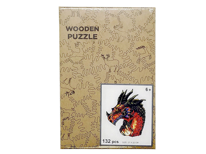 Wooden Puzzle(132pcs) toys