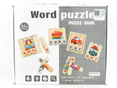 Wooden Word Puzzle