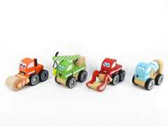 Wooden Diy Construction Truck(4S) toys