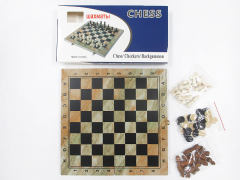 2in1 Wooden Play Chess