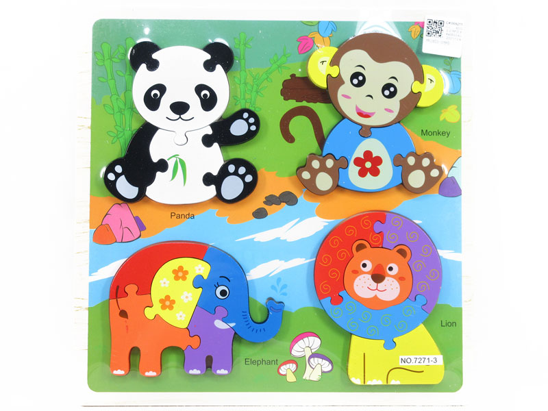 4in1 Wooden Puzzle toys