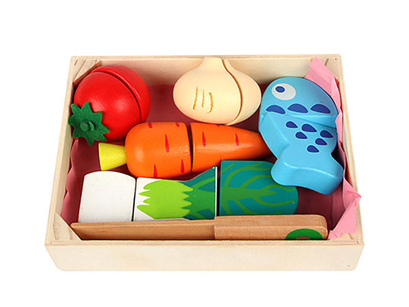 Wooden Vegetable Cheeker toys