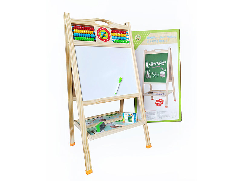 Wooden Multi-Functional Beading Drawing Board toys