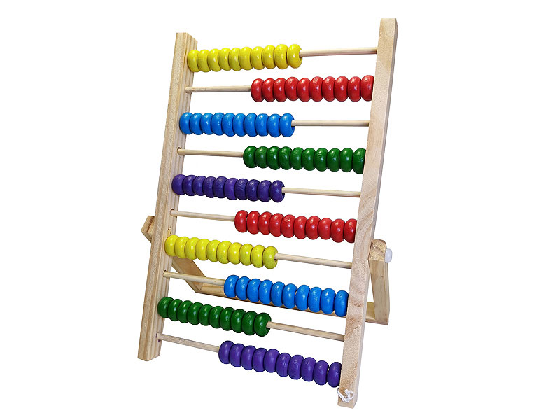 Wooden Ten Step Calculation Bead Rack toys