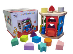 Wooden Hexagonal Intelligence Matching Box toys