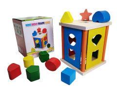 Wooden Square Nine Hole Intelligence Box toys