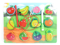 Wooden Magnetic Rope Drawing Board For Fruit