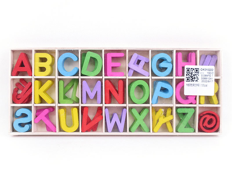 Wooden Letters(135PCS) toys