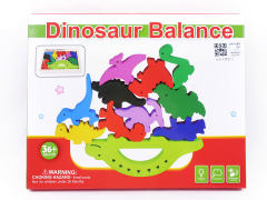 Wooden Balanced Dinosaur