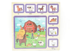 Wooden Farm Animal Puzzle toys