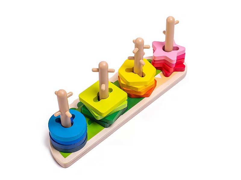Wooden Jacketed Column toys