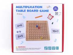 Wooden Multiplication Table Game