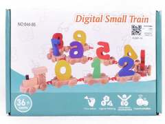 Wooden Puzzle Digital Small Trailer