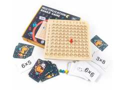 Wooden Multiplication Table Game