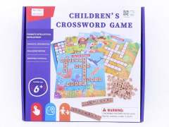 Wooden Puzzle Letter Crossword Game
