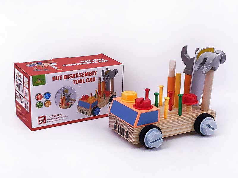 Wooden Tool Car toys