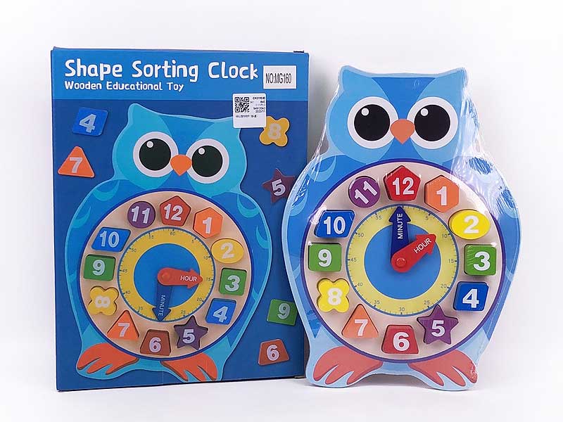 Wooden Shape Sorting Clock toys