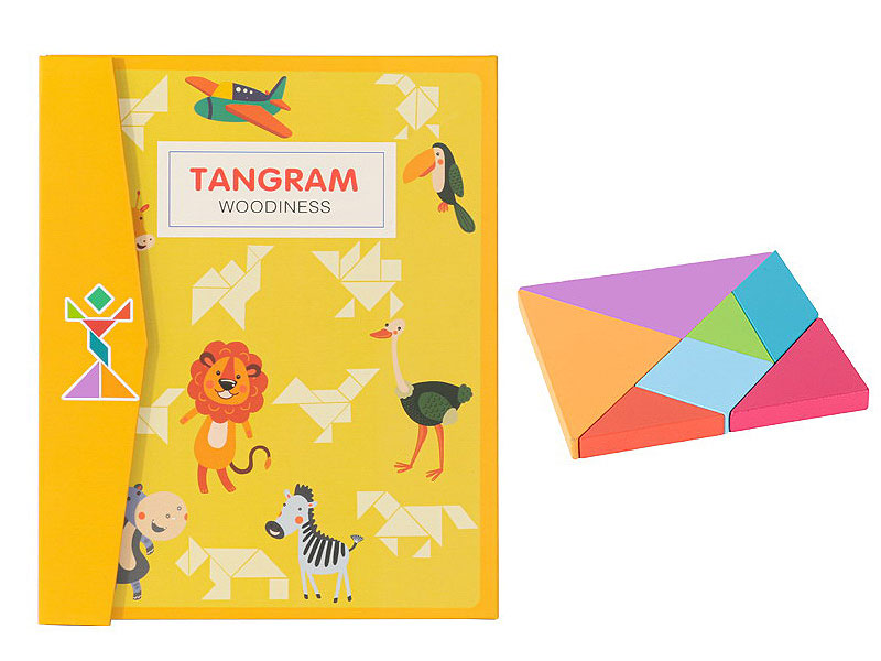 Wooden Magnetic Tangram toys