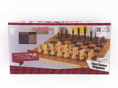 木制三合一国际象棋