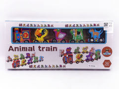 Wooden Animal Train toys