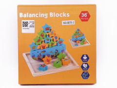 Wooden Marine Animal Balance Building Blocks