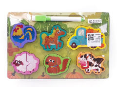 Wooden Puzzle Drawing Board toys