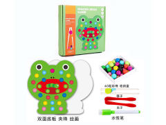 Wooden Bead Painting Game Frog toys